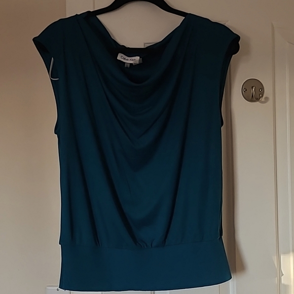 Calvin Klein Cowell neck Sleeveless shirt - Picture 2 of 4